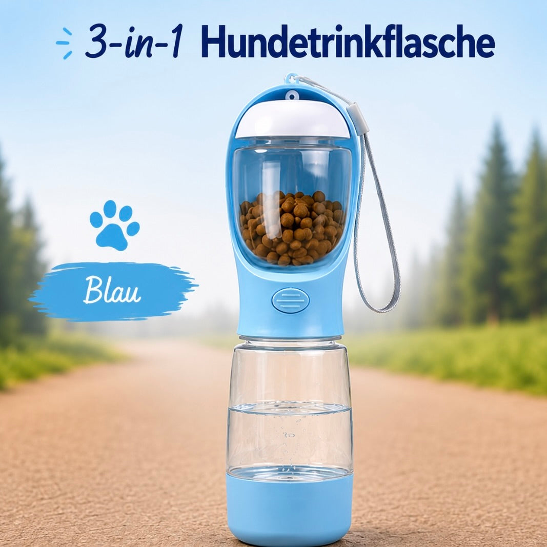 Aurely-Care 3in1 Hundetrinkflasche