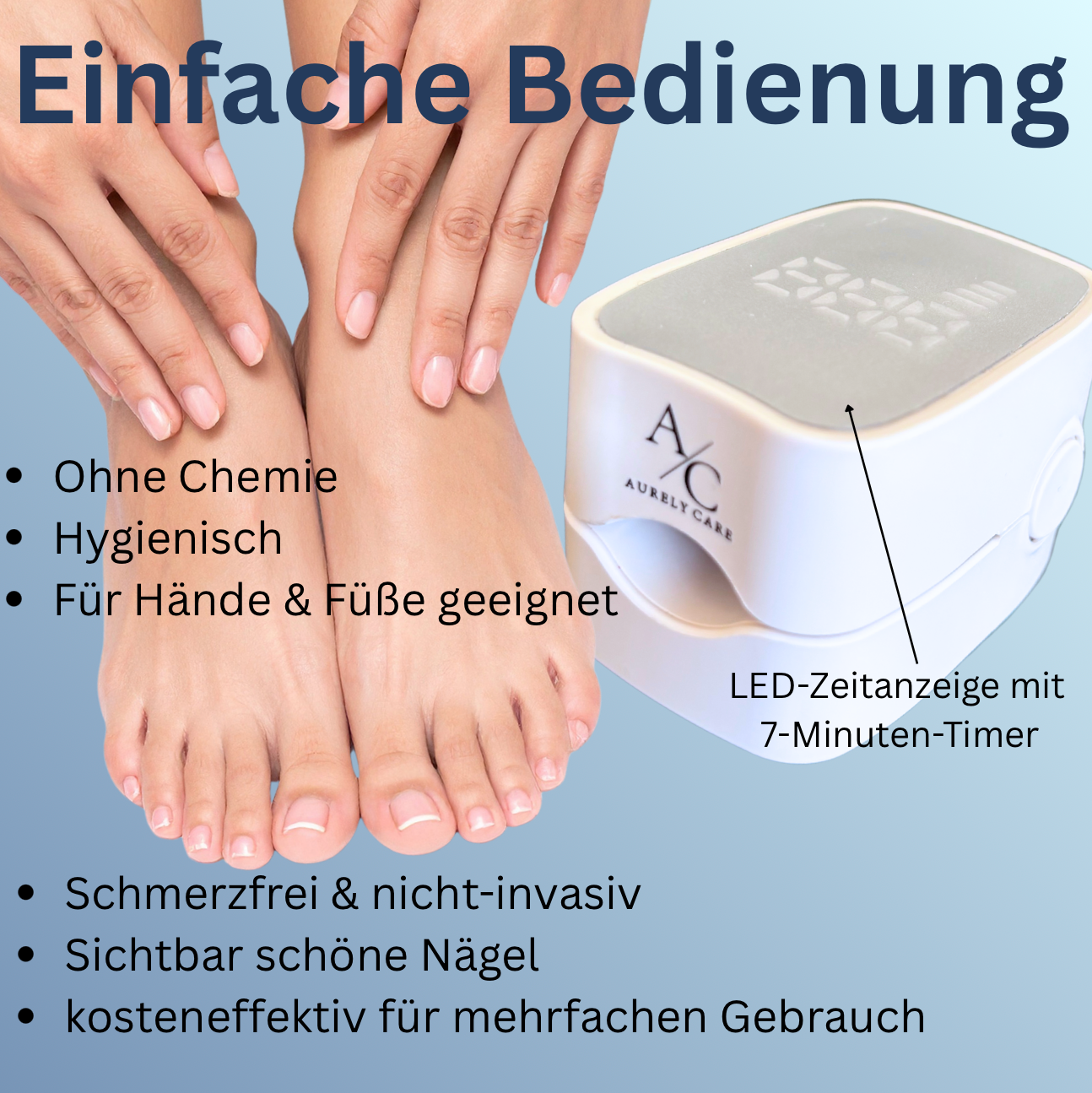 AurelyCare™ UV-Nageltherapiegerät
